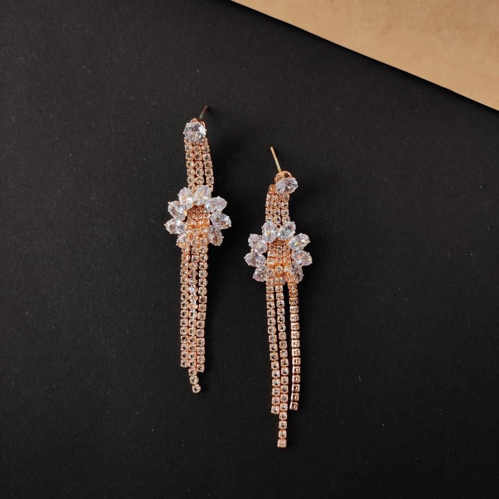 Trendy western fashion earrings for girl modern outfits