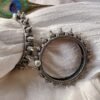Trending silver look alike oxidized bangles/kada for women