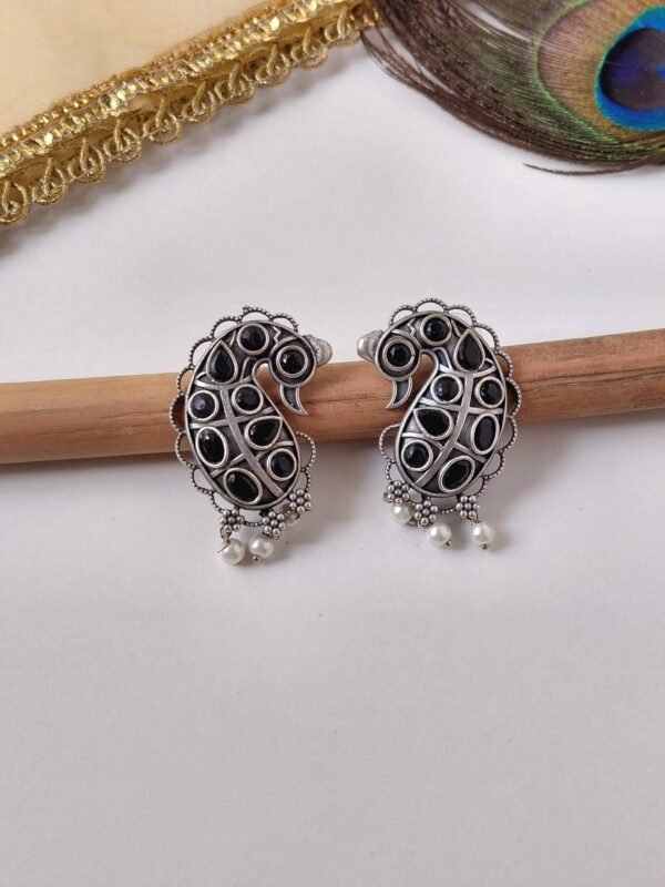 Beautiful Peacock Stud Earrings