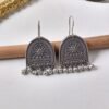 Antique Oxidised Bugadi Earrings