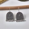 Antique Oxidised Bugadi Earrings