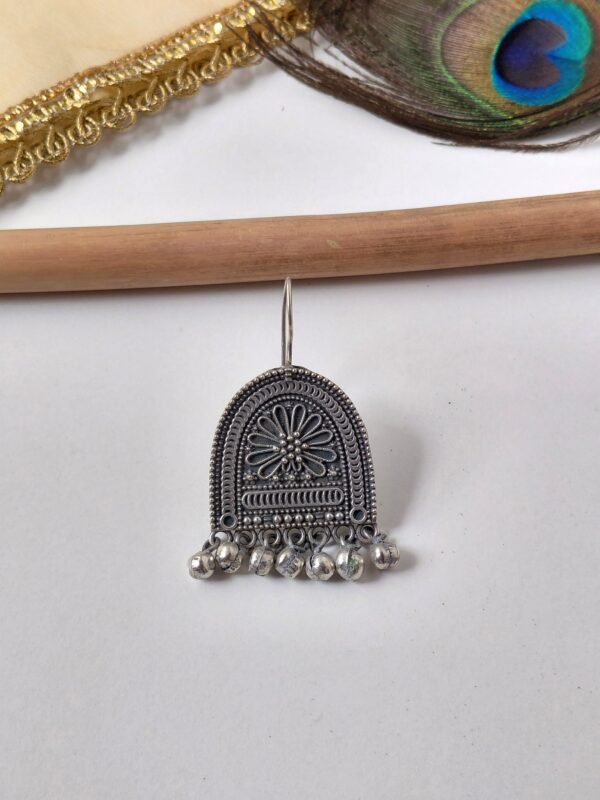 Antique Oxidised Bugadi Earrings