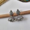 Statement Oxidised Jhumka Earrings