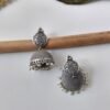 Statement Oxidised Jhumka Earrings