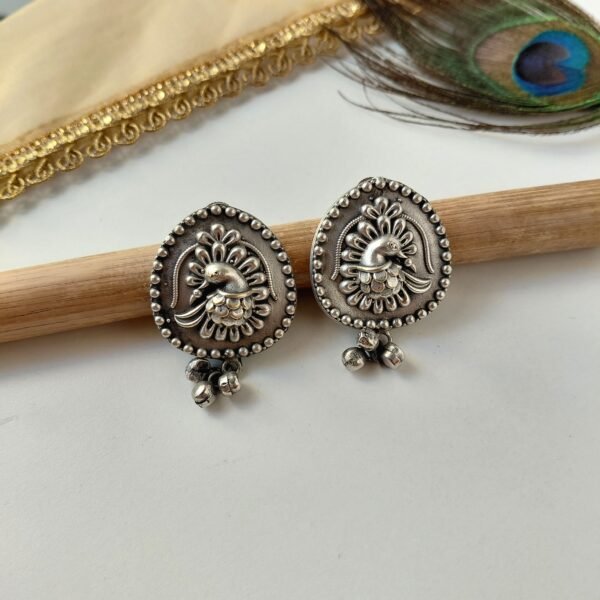 Peacock Stud Earrings