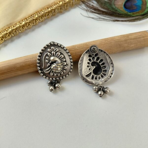 Peacock Stud Earrings