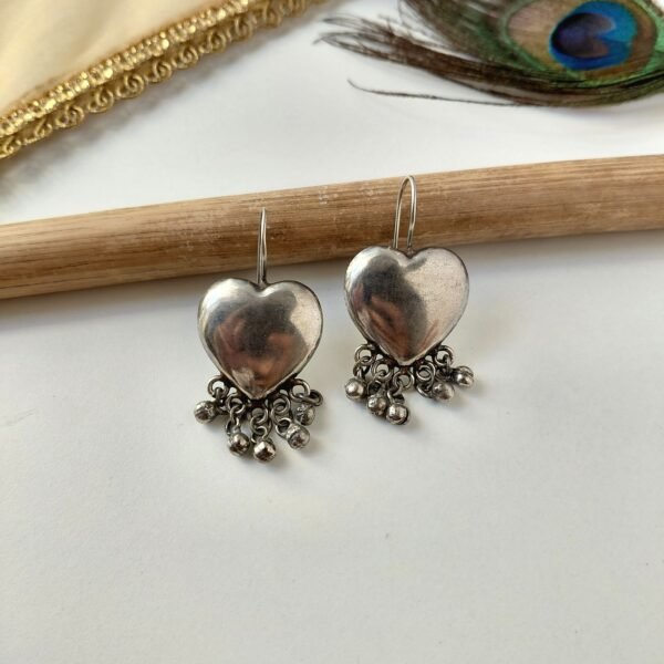 Heart Ghunghroo Bugadi Earrings
