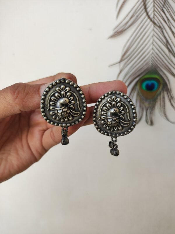 Peacock Stud Earrings