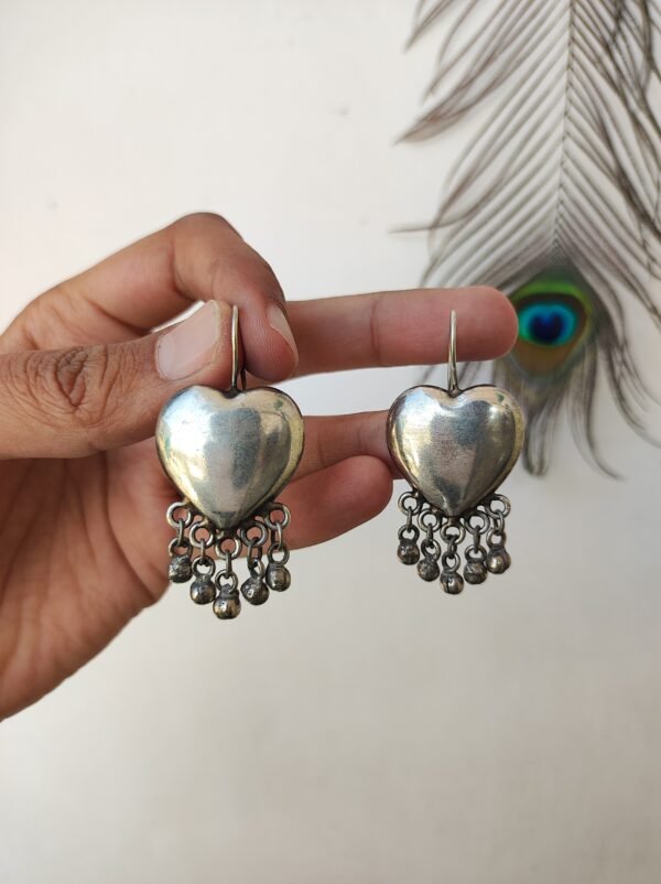Heart Ghunghroo Bugadi Earrings