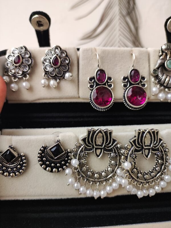 2026/04/1000860879-scaled.jpg 12 Pairs Designer Oxidized Earrings Box