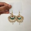 Kundan Dangler Chandbali Earrings